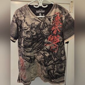 Affliction Heroes & Demons Graphic Tee By Horiyoshi III